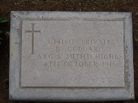 Struma Military Cemetery - Goddard, Bertie